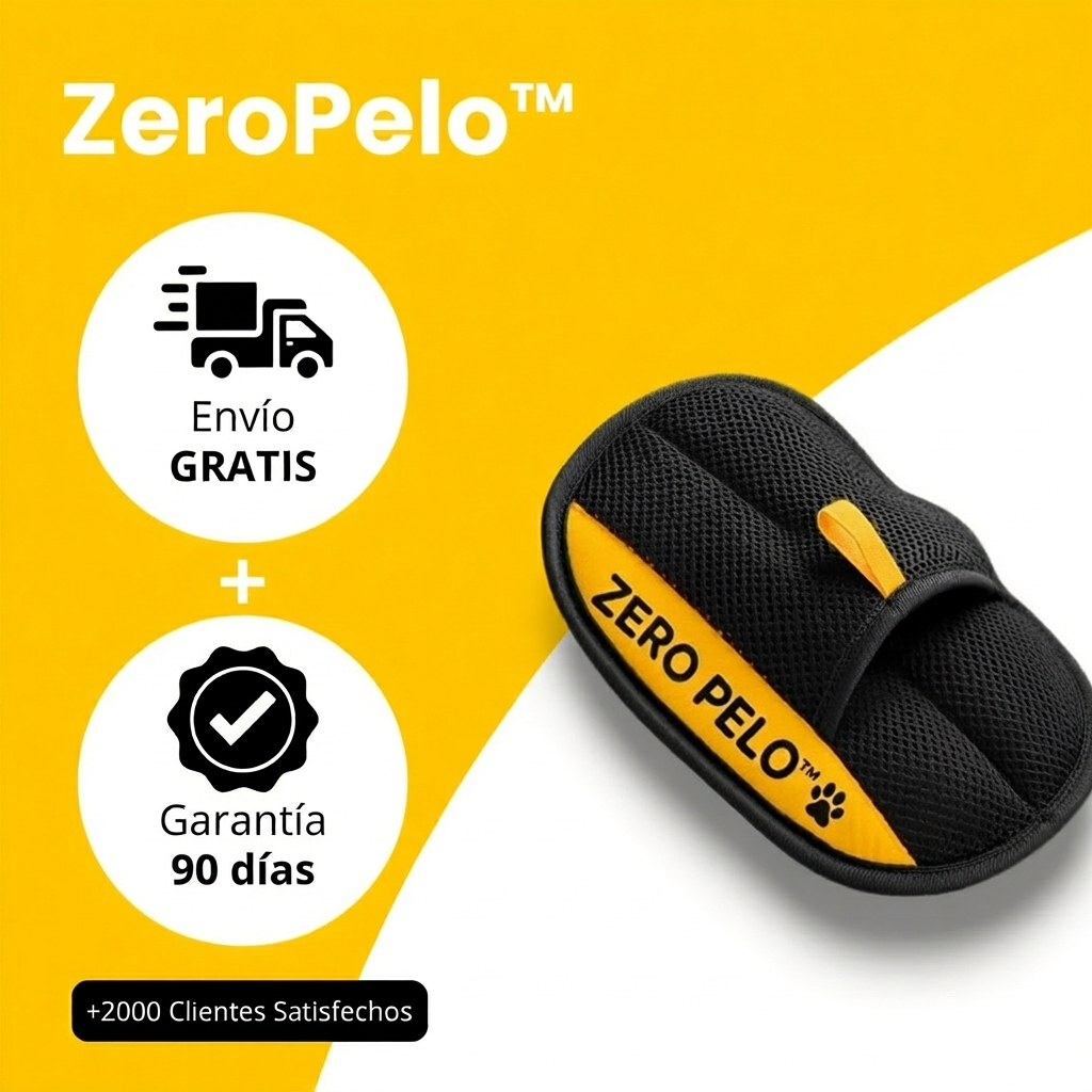 ZeroPelo™ – Guante Cepillo para Mascotas y Limpieza de Hogar