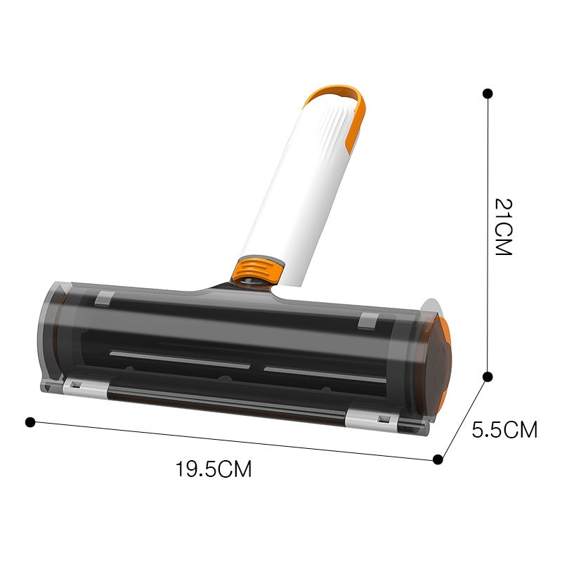 Medidas del rodillo ZEROPELO: 19,5 cm de ancho, 21 cm de alto y 5,5 cm de fondo